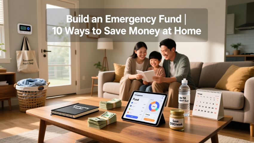 Build an Emergency Fund (10 Ways to Save Money at Home)