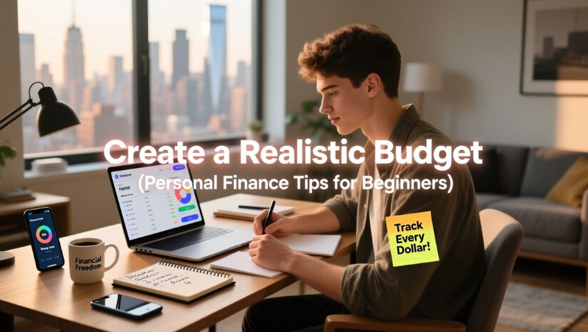 Create a Realistic Budget (Personal Finance Tips for Beginners)