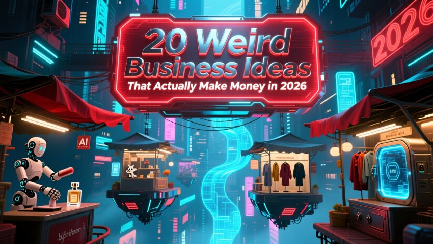 20 Weird Business Ideas That Actually Make Money in 2026
