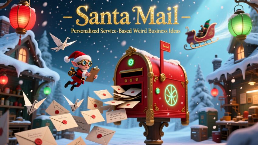 Santa Mail – Personalized Service-Based Weird Business Ideas