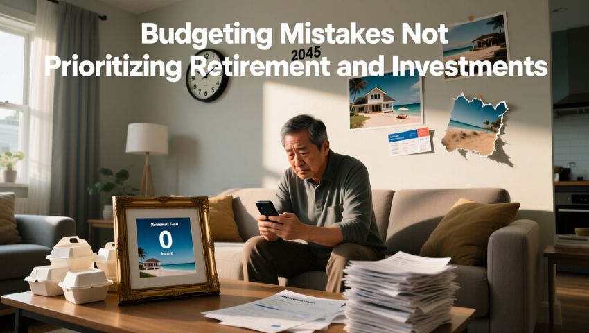 Budgeting Mistakes Not Prioritizing Retirement and Investments