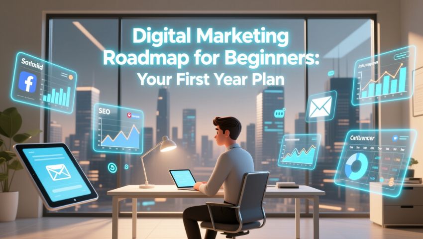 Digital marketing roadmap for beginners Your First Year Plan