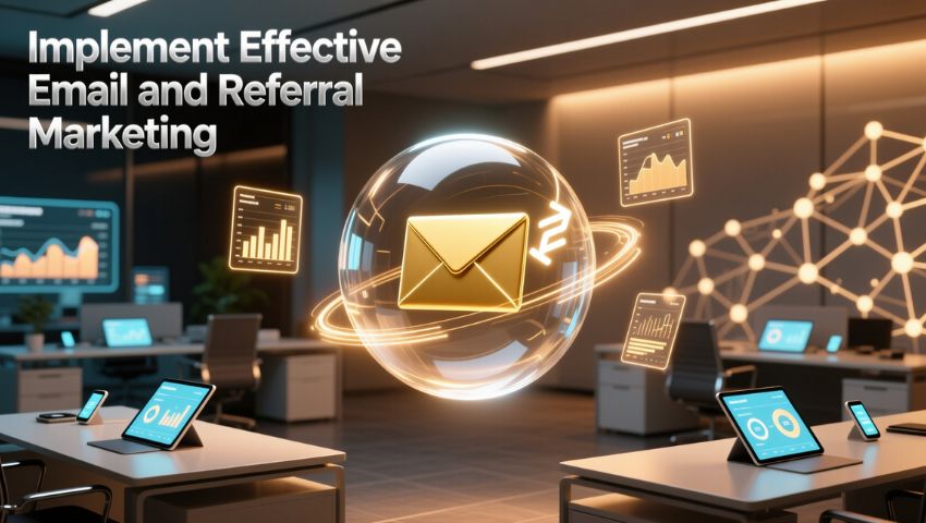Implement Effective Email and Referral Marketing