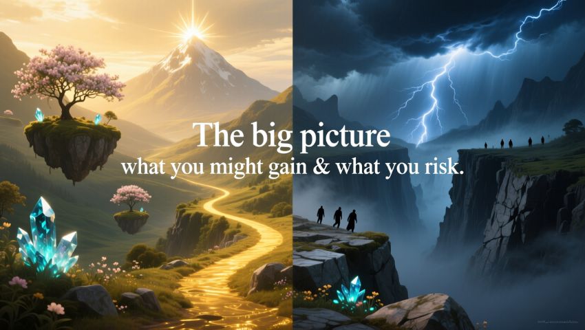 The big picture what you might gain & what you risk