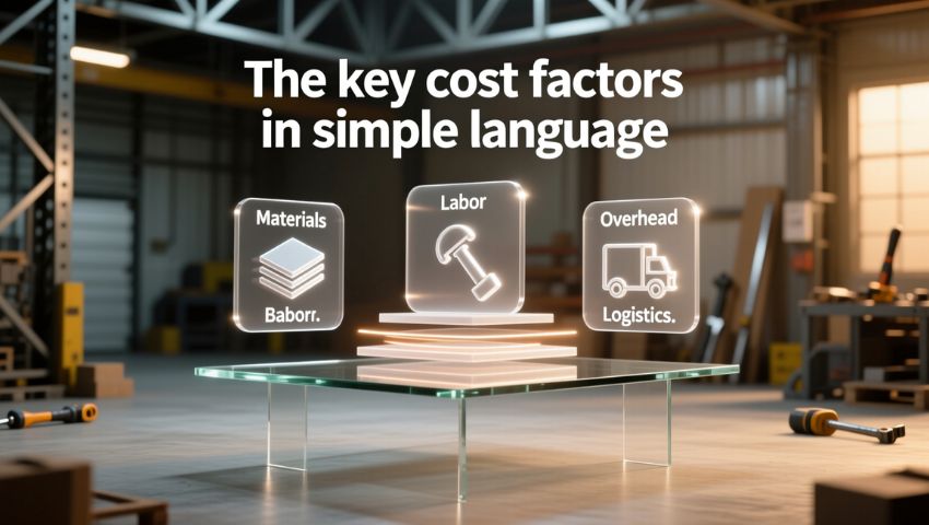 The key cost factors in simple language