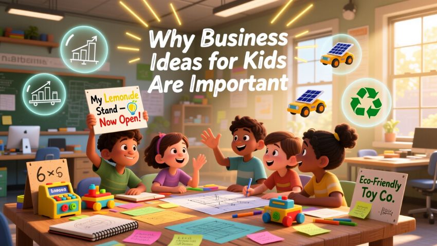 Why Business Ideas for Kids Are Important