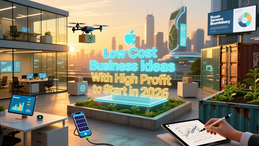 Low Cost Business Ideas With High Profit to Start in 2026