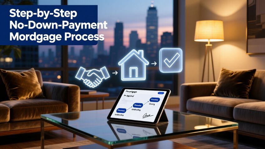 Step-by-Step No-Down-Payment Mortgage Process